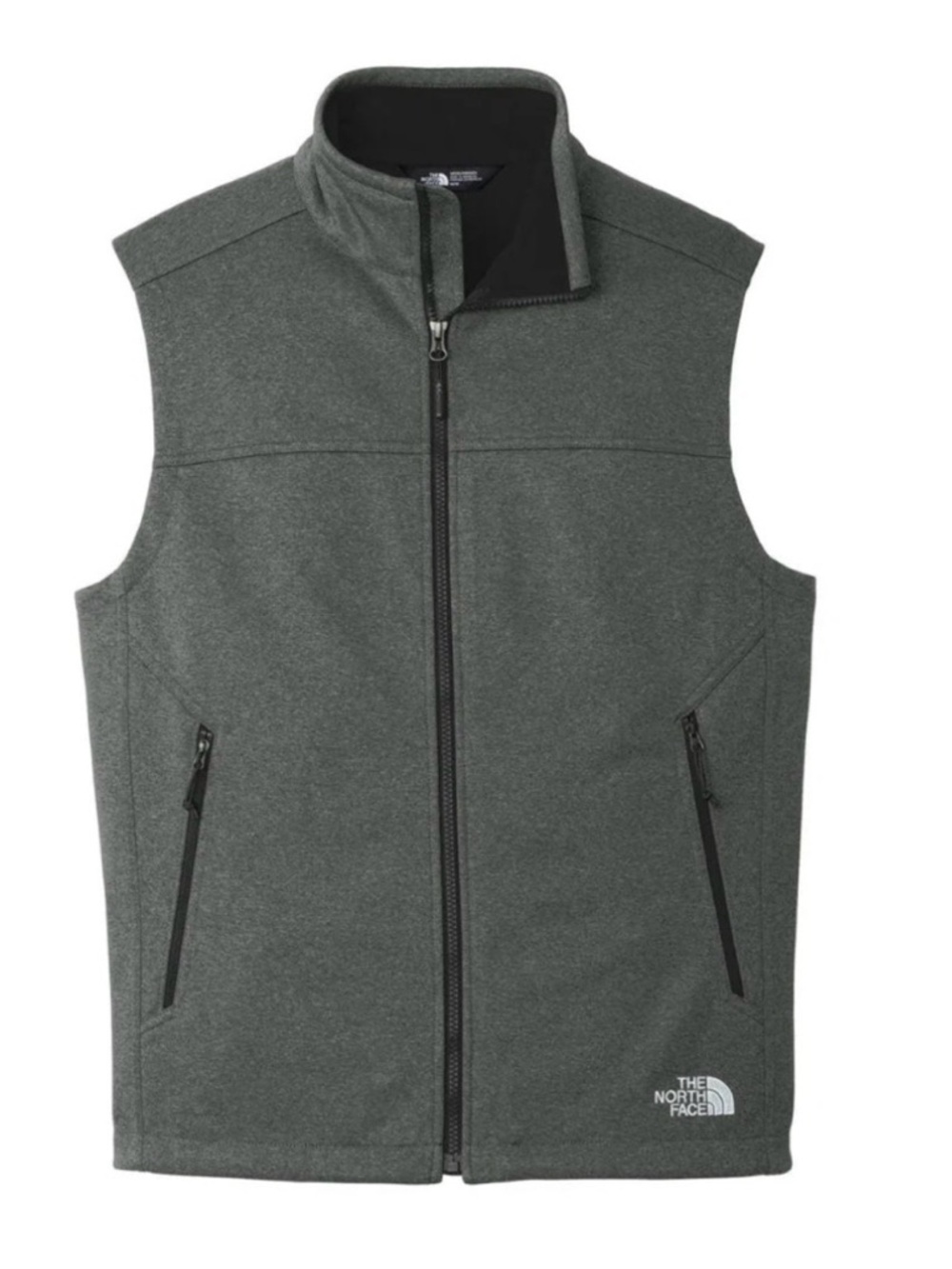 The North Face Men's Heather Charcoal Softshell Vest